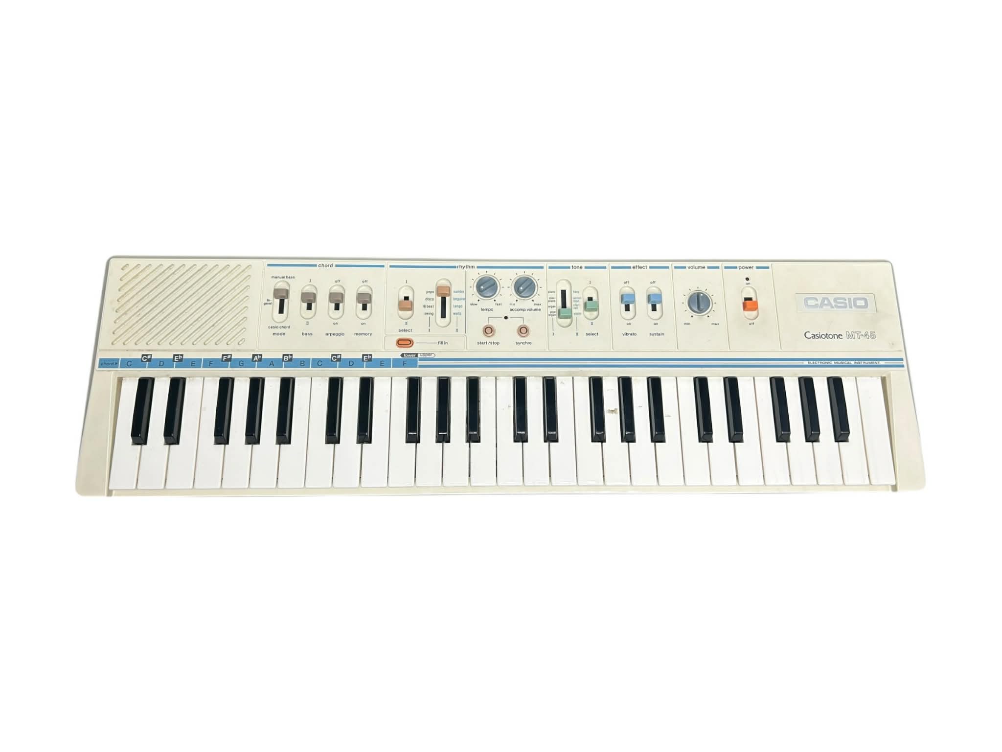 Pre-owned Vintage Casio Casiotone MT-45 Keyboard Synthesizer w